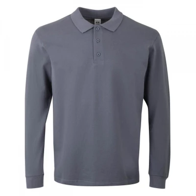 Tricou polo HOBART cu mânecă lungă, unisex, simplu / Mukua / Tricouri cu maneca lunga