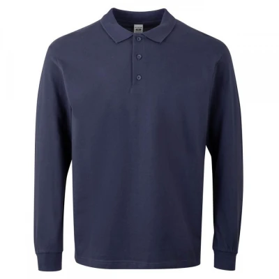Tricou polo HOBART cu mânecă lungă, unisex, simplu / Mukua / Tricouri cu maneca lunga