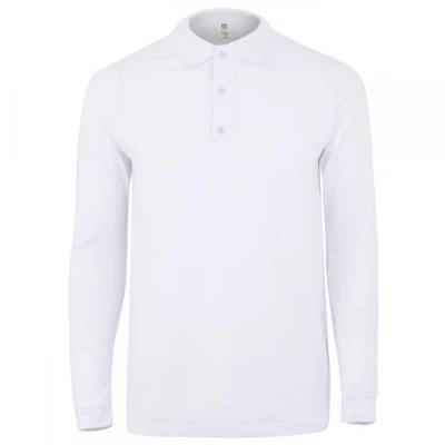 Tricou polo HOBART cu mânecă lungă, unisex, simplu / Mukua / Tricouri cu maneca lunga