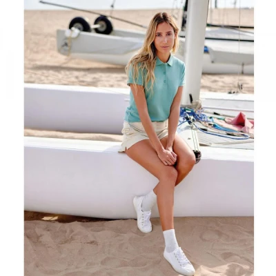Tricou polo MACKAY WOMAN cu mânecă scurtă, pentru  / Mukua / Tricouri POLO (cu guler si nasturi)
