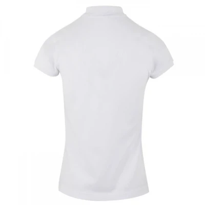 Tricou polo MACKAY WOMAN pentru femei, simplu, alb / Mukua / Tricouri POLO (cu guler si nasturi)