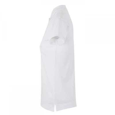 Tricou polo MACKAY WOMAN pentru femei, simplu, alb / Mukua / Tricouri POLO (cu guler si nasturi)