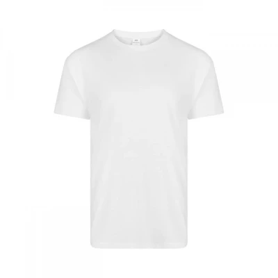 Tricou DERBY cu mânecă scurtă, unisex, alb / Mukua / Tricouri la baza gatului