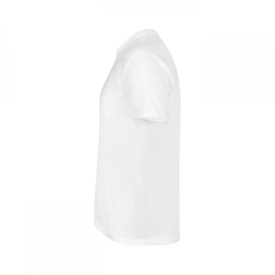 Tricou DERBY cu mânecă scurtă, unisex, alb / Mukua / Tricouri la baza gatului