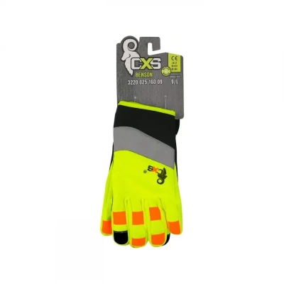 Mănuși de protecție CXS BENSON, combinate, cu inse / CXS / Piele sintetica cu textil