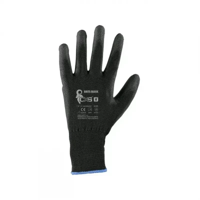 Mănuși de protecție CXS BRITA BLACK, imersate în p / CXS / Textile impregnate in poliuretan