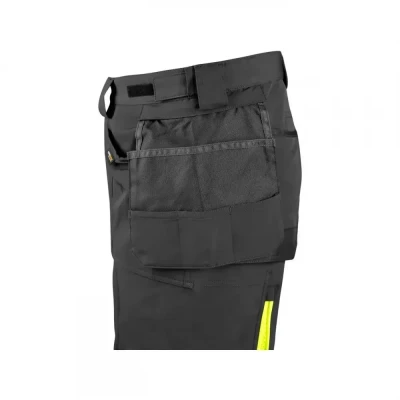 Pantaloni CXS NAOS HV, pentru bărbați, negru-galbe / CXS / Reflectorizanta