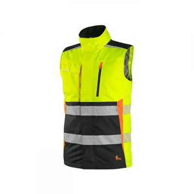 Vestă CXS BENSON, înaltă vizibilitate, căptușită,  / CXS / Veste semnalizare