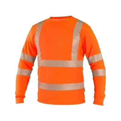 Tricou cu mânecă lungă CXS OLDHAM, înaltă vizibili / CXS / Reflectorizanta