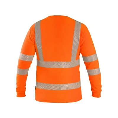 Tricou cu mânecă lungă CXS OLDHAM, înaltă vizibili / CXS / Reflectorizanta