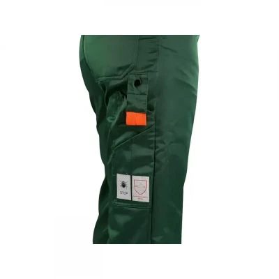 Pantaloni cu pieptar LESNÍK, rezistenți la tăietur / CXS / Pentru forestieri
