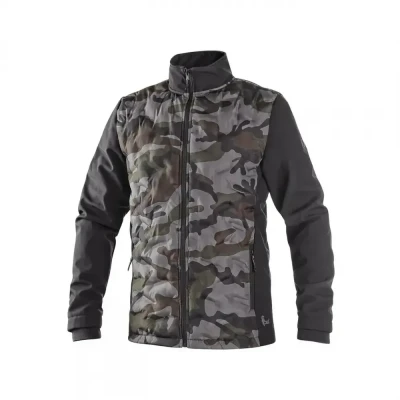Jachetă CXS CAMO, pentru bărbați, camuflaj negru / CXS / Camouflage