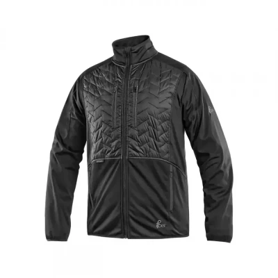 Jachetă CXS LEONIS, pentru bărbați, negru / CXS / Hanorace, Fleece, Fashion