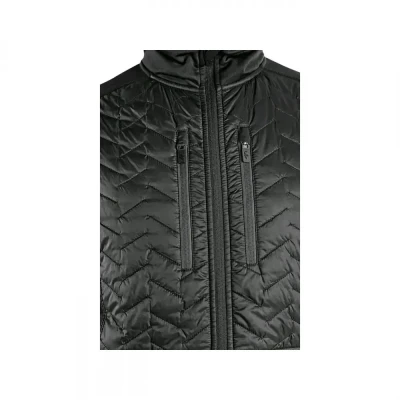 Jachetă CXS LEONIS, pentru bărbați, negru cu acces / CXS / Hanorace, Fleece, Fashion