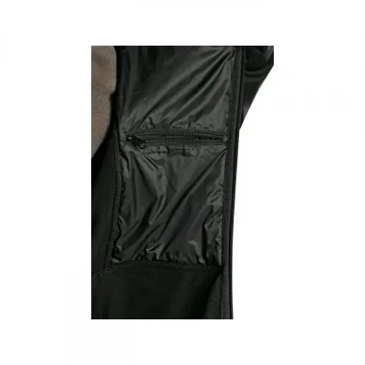 Jachetă CXS LEONIS, pentru bărbați, negru cu acces / CXS / Hanorace, Fleece, Fashion