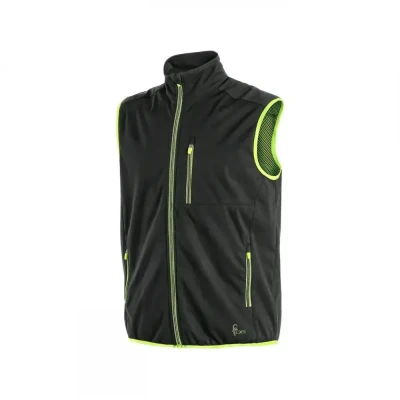 Vestă ușoară CXS PASO, pentru bărbați, negru-galbe / CXS / Veste vatuite, de iarna