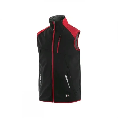 Vestă CXS HEBRON, pentru bărbați, negru-roșu / CXS / Veste vatuite, de iarna