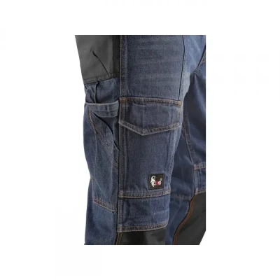 Blugi CXS NIMES, pentru bărbați, albastru-negru / CXS / Pantaloni blugi (jeans)