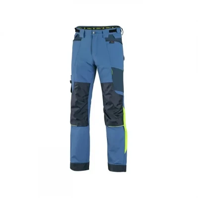 Pantaloni CXS NAOS, pentru bărbați, albastru-albas / CXS / Pantaloni salopeta talie