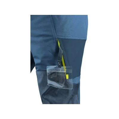 Pantaloni CXS NAOS, pentru bărbați, albastru-albas / CXS / Pantaloni salopeta talie