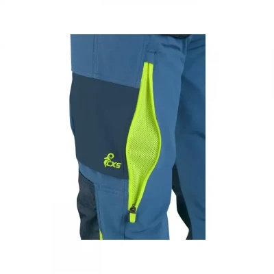 Pantaloni CXS NAOS, pentru bărbați, albastru-albas / CXS / Pantaloni salopeta talie
