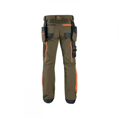 Pantaloni CXS NAOS, pentru bărbați, khaki, cu acce / CXS / Pantaloni salopeta talie