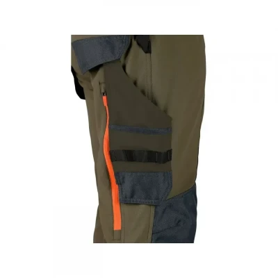 Pantaloni CXS NAOS, pentru bărbați, khaki, cu acce / CXS / Pantaloni salopeta talie