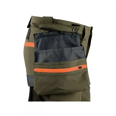 Pantaloni CXS NAOS, pentru bărbați, khaki, cu acce / CXS / Pantaloni salopeta talie