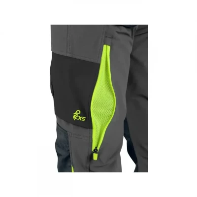 Pantaloni CXS NAOS, pentru bărbați, gri-negru, cu  / CXS / Pantaloni salopeta talie