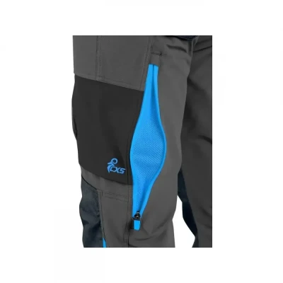 Pantaloni CXS NAOS, pentru bărbați, gri-negru, cu  / CXS / Pantaloni salopeta talie