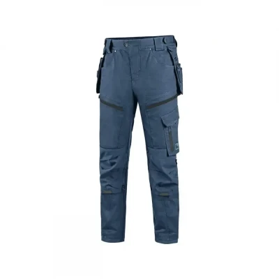 Pantaloni CXS LEONIS, pentru bărbați, albastru cu  / CXS / Pantaloni salopeta talie