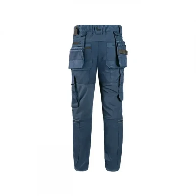 Pantaloni CXS LEONIS, pentru bărbați, albastru cu  / CXS / Pantaloni salopeta talie