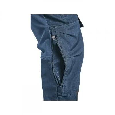 Pantaloni CXS LEONIS, pentru bărbați, albastru cu  / CXS / Pantaloni salopeta talie