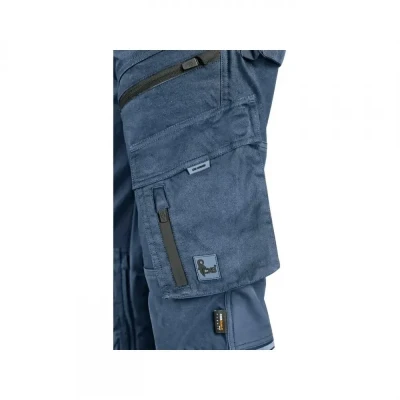 Pantaloni CXS LEONIS, pentru bărbați, albastru cu  / CXS / Pantaloni salopeta talie