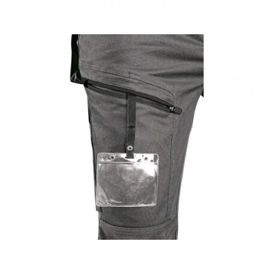 Pantaloni CXS LEONIS, pentru bărbați, gri cu acces / CXS / Pantaloni salopeta talie