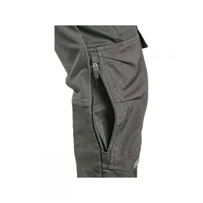 Pantaloni CXS LEONIS, pentru bărbați, gri cu acces / CXS / Pantaloni salopeta talie