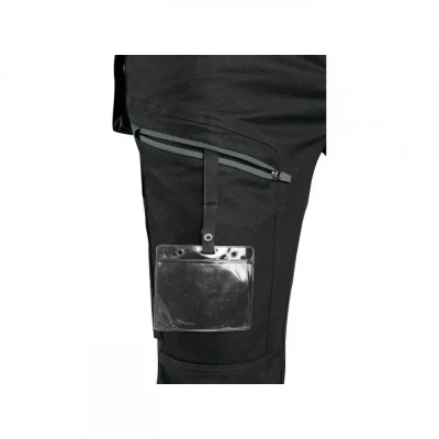 Pantaloni CXS LEONIS, pentru bărbați, negru cu acc / CXS / Pantaloni salopeta talie