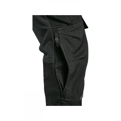 Pantaloni CXS LEONIS, pentru bărbați, negru cu acc / CXS / Pantaloni salopeta talie