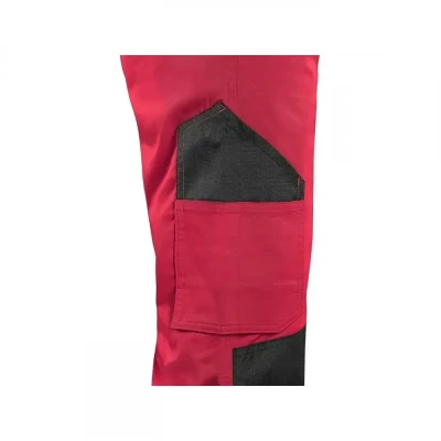 Pantaloni CXS SOLIS FLEX, pentru bărbați, roșu-neg / CXS / Pantaloni salopeta talie
