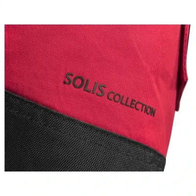 Pantaloni CXS SOLIS FLEX, pentru bărbați, roșu-neg / CXS / Pantaloni salopeta talie