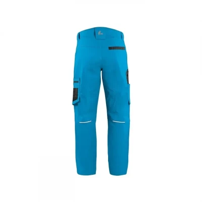 Pantaloni CXS SOLIS FLEX, pentru bărbați, albastru / CXS / Pantaloni salopeta talie