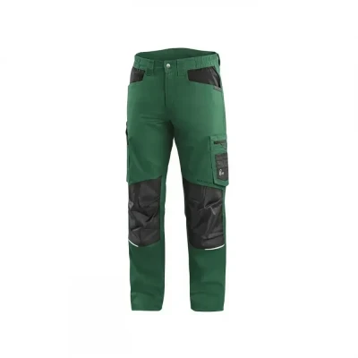Pantaloni CXS SOLIS FLEX, pentru bărbați, verde-ne / CXS / Pantaloni salopeta talie