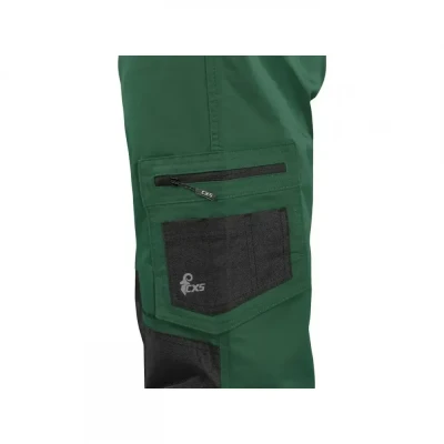 Pantaloni CXS SOLIS FLEX, pentru bărbați, verde-ne / CXS / Pantaloni salopeta talie