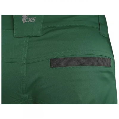 Pantaloni CXS SOLIS FLEX, pentru bărbați, verde-ne / CXS / Pantaloni salopeta talie