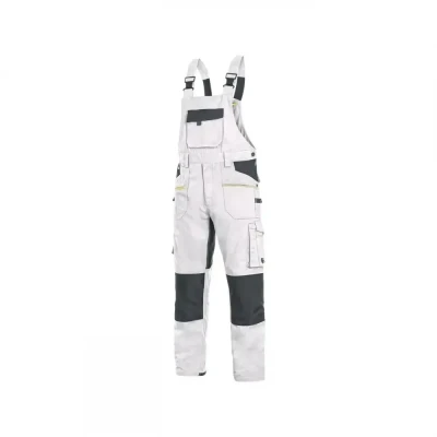 Pantaloni cu pieptar CXS STRETCH, pentru bărbați,a / CXS / Imbracaminte alba