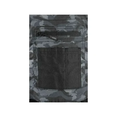 Pantaloni de lucru cu pieptar CXS SOLIS FLEX, pent / CXS / Camouflage