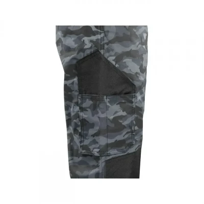 Pantaloni de lucru cu pieptar CXS SOLIS FLEX, pent / CXS / Camouflage