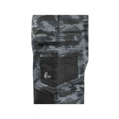 Pantaloni de lucru cu pieptar CXS SOLIS FLEX, pent / CXS / Camouflage