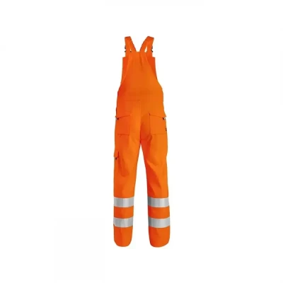 Pantaloni cu pieptar CXS NORWICH, de înaltă vizibi / CXS / Reflectorizanta