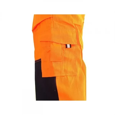 Pantaloni cu pieptar CXS NORWICH, de înaltă vizibi / CXS / Reflectorizanta